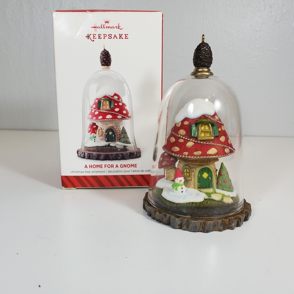 Hallmark Keepsake Ornament A Home for A Gnome 2014 Christmas Fairy Woodland